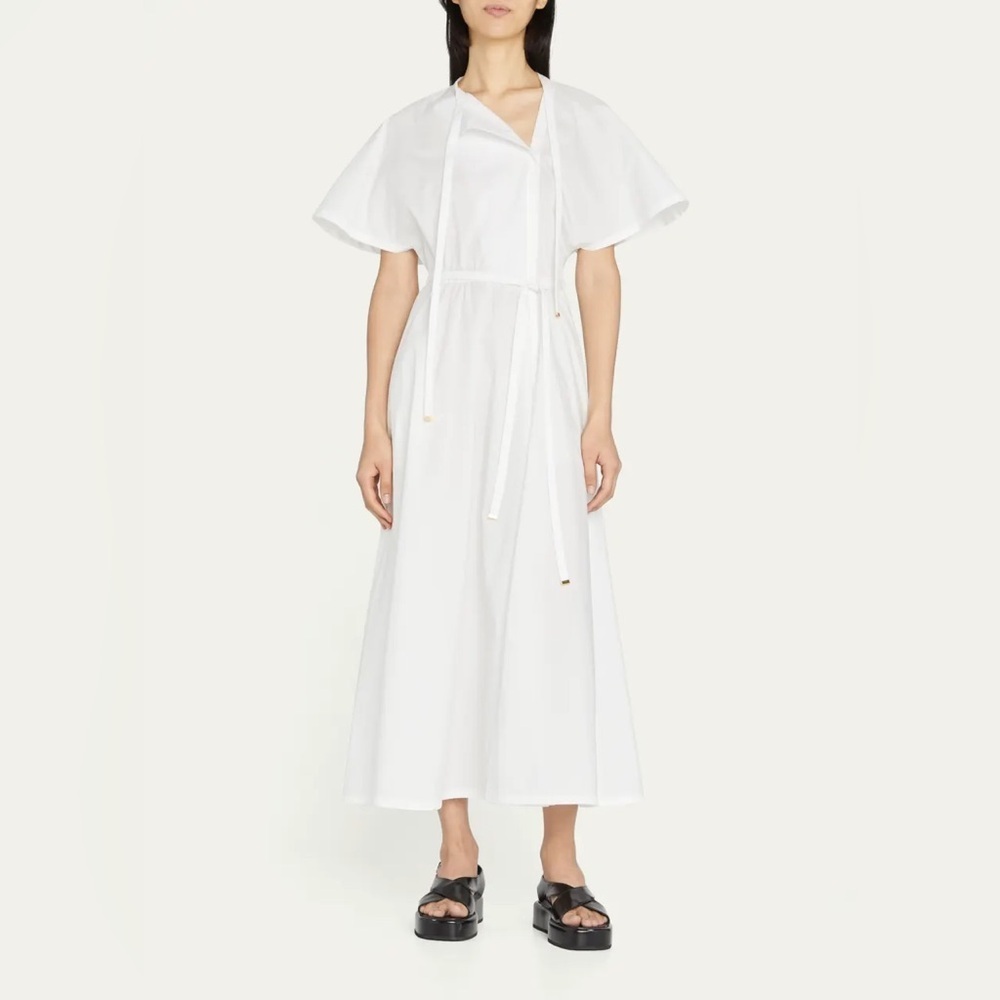 NEW Altuzarra Rhodea Poplin Midi Dress Size 38 French 6 US - Picture 5 of 8